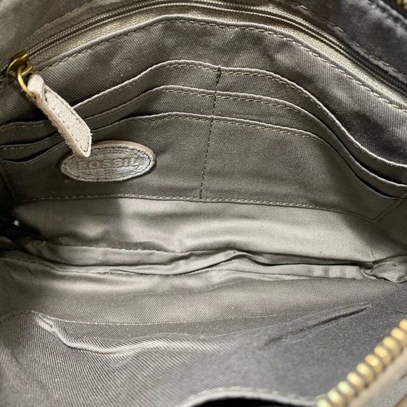 FOSSIL Metallic Suede Crossbody Bag - Picture 5 of 6